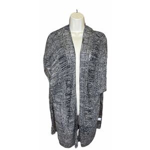 Sigrid Olsen Marled Pointelle Kimono Cardigan NWT